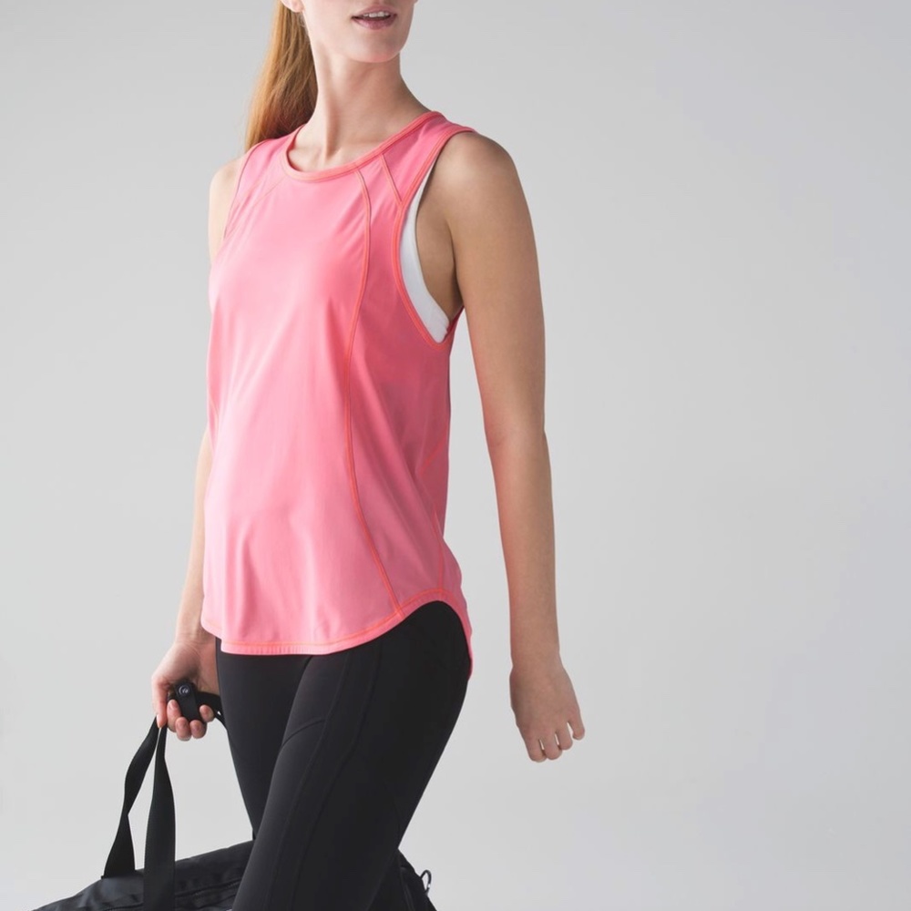 Lululemon Sculpt Tank Flash Light Size 4 - Picture 4 of 7